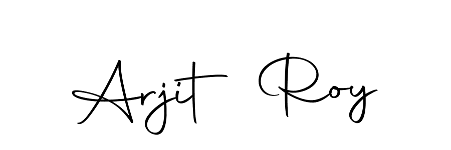 Use a signature maker to create a handwritten signature online. With this signature software, you can design (Autography-DOLnW) your own signature for name Arjit Roy. Arjit Roy signature style 10 images and pictures png