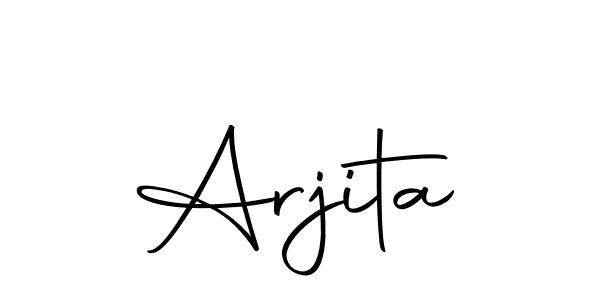 Create a beautiful signature design for name Arjita. With this signature (Autography-DOLnW) fonts, you can make a handwritten signature for free. Arjita signature style 10 images and pictures png