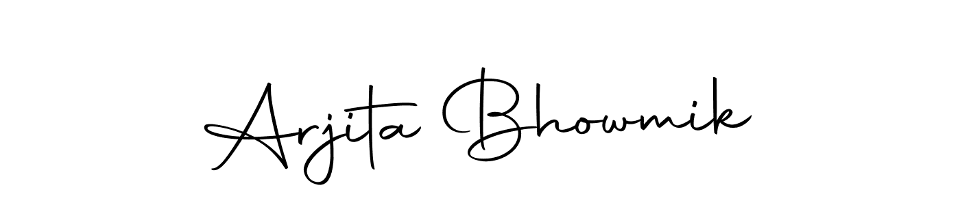 Make a beautiful signature design for name Arjita Bhowmik. Use this online signature maker to create a handwritten signature for free. Arjita Bhowmik signature style 10 images and pictures png