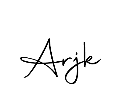 Make a beautiful signature design for name Arjk. With this signature (Autography-DOLnW) style, you can create a handwritten signature for free. Arjk signature style 10 images and pictures png