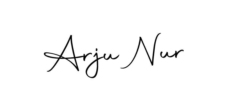 Also we have Arju Nur name is the best signature style. Create professional handwritten signature collection using Autography-DOLnW autograph style. Arju Nur signature style 10 images and pictures png