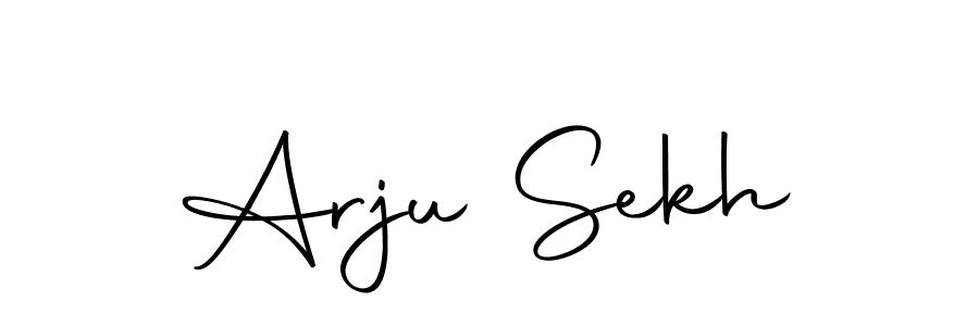 Design your own signature with our free online signature maker. With this signature software, you can create a handwritten (Autography-DOLnW) signature for name Arju Sekh. Arju Sekh signature style 10 images and pictures png