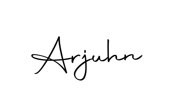 Make a beautiful signature design for name Arjuhn. Use this online signature maker to create a handwritten signature for free. Arjuhn signature style 10 images and pictures png