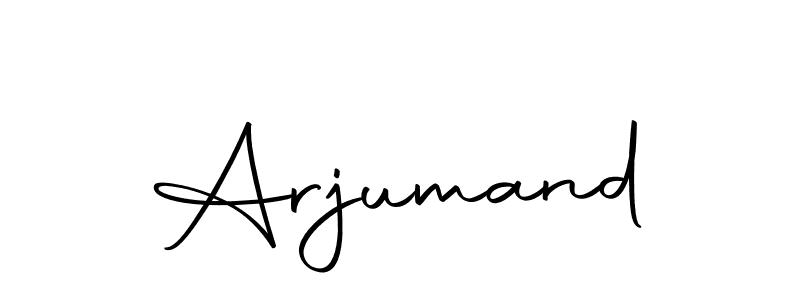 How to make Arjumand name signature. Use Autography-DOLnW style for creating short signs online. This is the latest handwritten sign. Arjumand signature style 10 images and pictures png