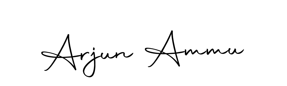 Also we have Arjun Ammu name is the best signature style. Create professional handwritten signature collection using Autography-DOLnW autograph style. Arjun Ammu signature style 10 images and pictures png