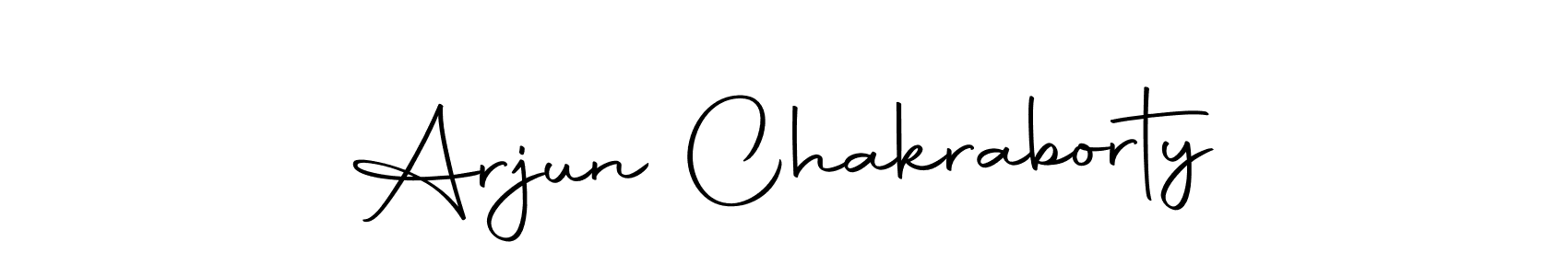 You should practise on your own different ways (Autography-DOLnW) to write your name (Arjun Chakraborty) in signature. don't let someone else do it for you. Arjun Chakraborty signature style 10 images and pictures png