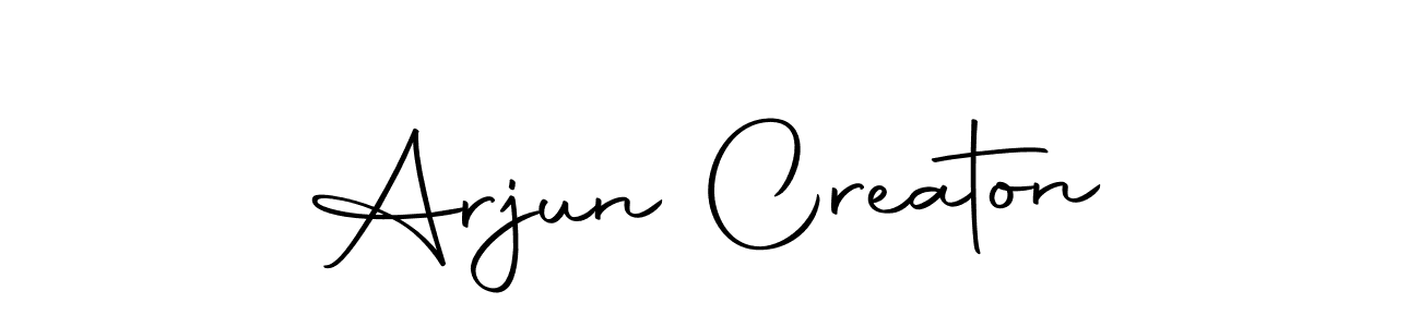 Design your own signature with our free online signature maker. With this signature software, you can create a handwritten (Autography-DOLnW) signature for name Arjun Creaton. Arjun Creaton signature style 10 images and pictures png