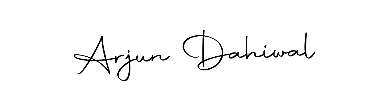 Autography-DOLnW is a professional signature style that is perfect for those who want to add a touch of class to their signature. It is also a great choice for those who want to make their signature more unique. Get Arjun Dahiwal name to fancy signature for free. Arjun Dahiwal signature style 10 images and pictures png