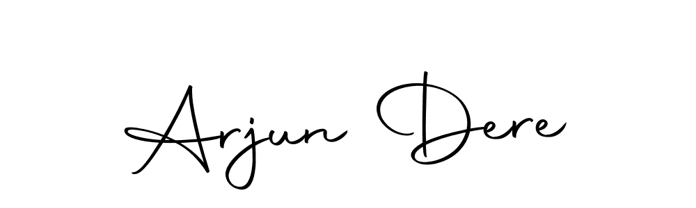 Design your own signature with our free online signature maker. With this signature software, you can create a handwritten (Autography-DOLnW) signature for name Arjun Dere. Arjun Dere signature style 10 images and pictures png