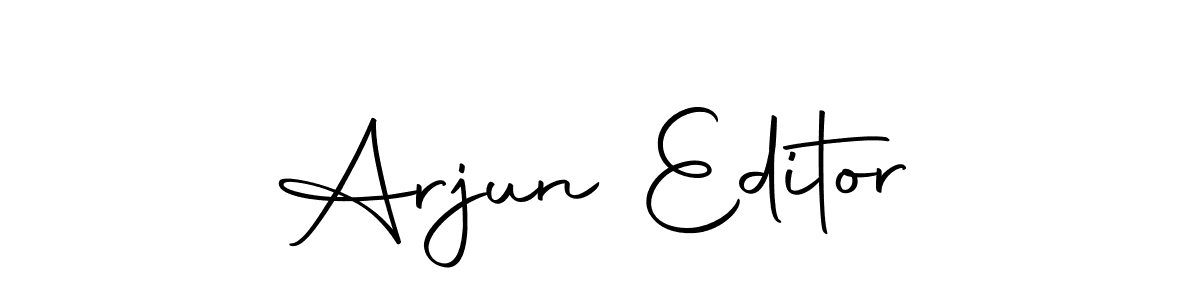 You can use this online signature creator to create a handwritten signature for the name Arjun Editor. This is the best online autograph maker. Arjun Editor signature style 10 images and pictures png