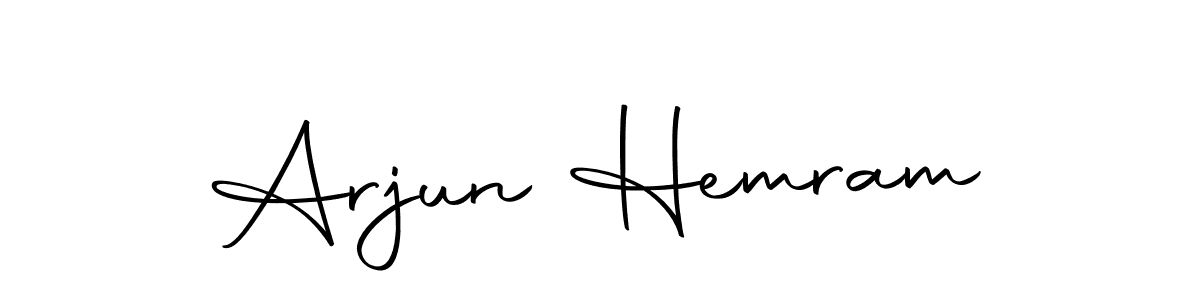 How to make Arjun Hemram signature? Autography-DOLnW is a professional autograph style. Create handwritten signature for Arjun Hemram name. Arjun Hemram signature style 10 images and pictures png