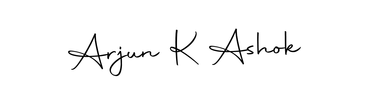 This is the best signature style for the Arjun K Ashok name. Also you like these signature font (Autography-DOLnW). Mix name signature. Arjun K Ashok signature style 10 images and pictures png