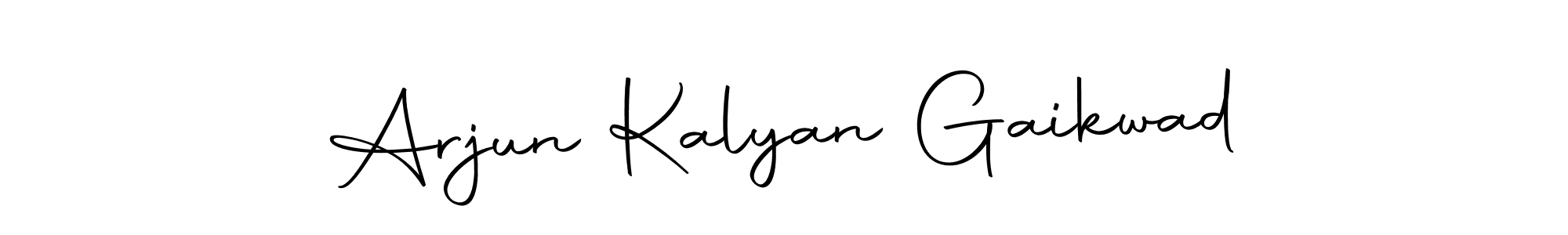 You can use this online signature creator to create a handwritten signature for the name Arjun Kalyan Gaikwad. This is the best online autograph maker. Arjun Kalyan Gaikwad signature style 10 images and pictures png