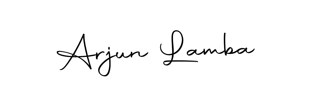 Similarly Autography-DOLnW is the best handwritten signature design. Signature creator online .You can use it as an online autograph creator for name Arjun Lamba. Arjun Lamba signature style 10 images and pictures png