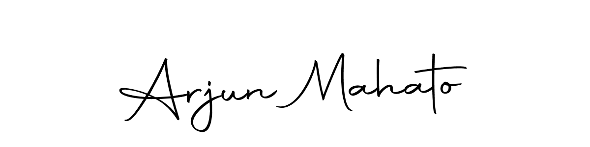 Here are the top 10 professional signature styles for the name Arjun Mahato. These are the best autograph styles you can use for your name. Arjun Mahato signature style 10 images and pictures png