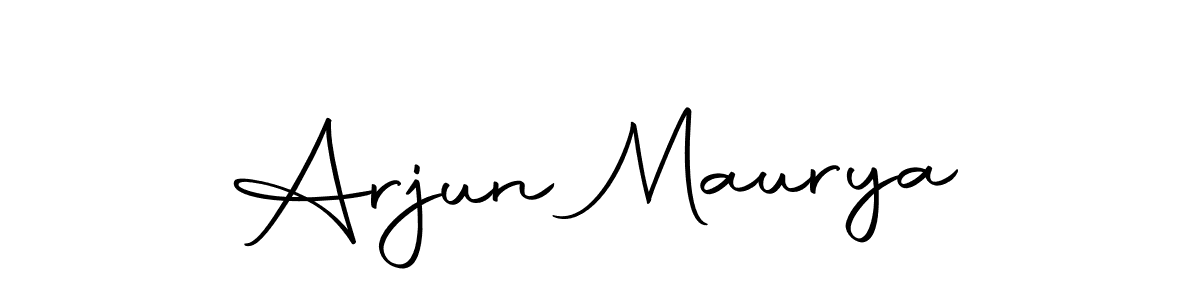 Create a beautiful signature design for name Arjun Maurya. With this signature (Autography-DOLnW) fonts, you can make a handwritten signature for free. Arjun Maurya signature style 10 images and pictures png
