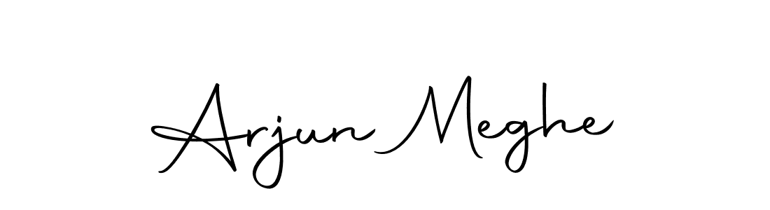Arjun Meghe stylish signature style. Best Handwritten Sign (Autography-DOLnW) for my name. Handwritten Signature Collection Ideas for my name Arjun Meghe. Arjun Meghe signature style 10 images and pictures png