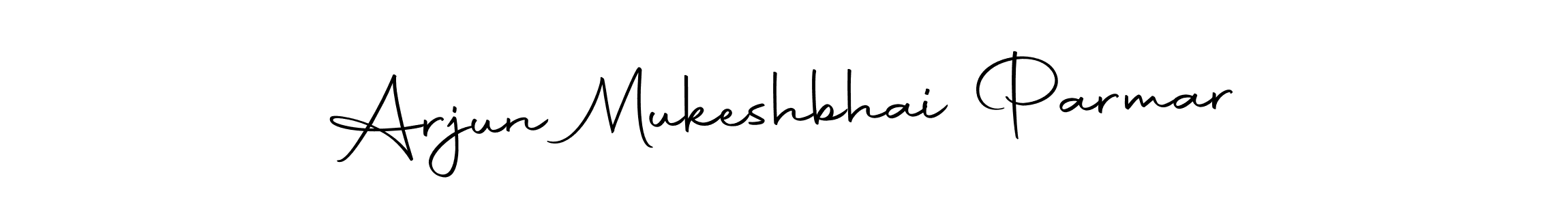 Create a beautiful signature design for name Arjun Mukeshbhai Parmar. With this signature (Autography-DOLnW) fonts, you can make a handwritten signature for free. Arjun Mukeshbhai Parmar signature style 10 images and pictures png