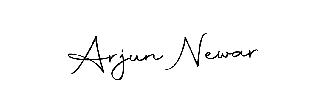 Use a signature maker to create a handwritten signature online. With this signature software, you can design (Autography-DOLnW) your own signature for name Arjun Newar. Arjun Newar signature style 10 images and pictures png