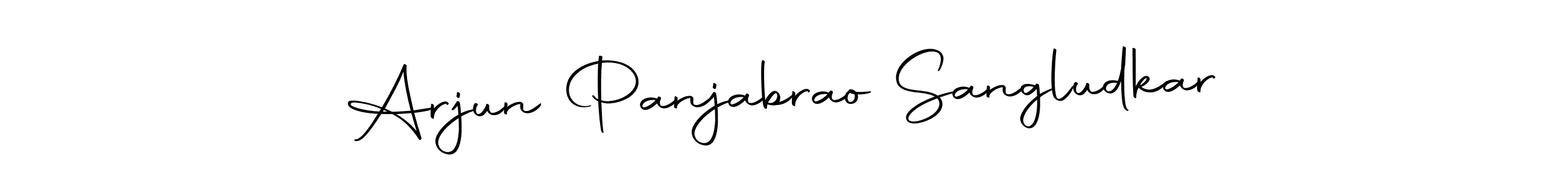 Create a beautiful signature design for name Arjun Panjabrao Sangludkar. With this signature (Autography-DOLnW) fonts, you can make a handwritten signature for free. Arjun Panjabrao Sangludkar signature style 10 images and pictures png