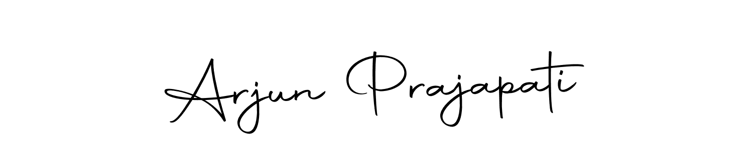Make a beautiful signature design for name Arjun Prajapati. With this signature (Autography-DOLnW) style, you can create a handwritten signature for free. Arjun Prajapati signature style 10 images and pictures png