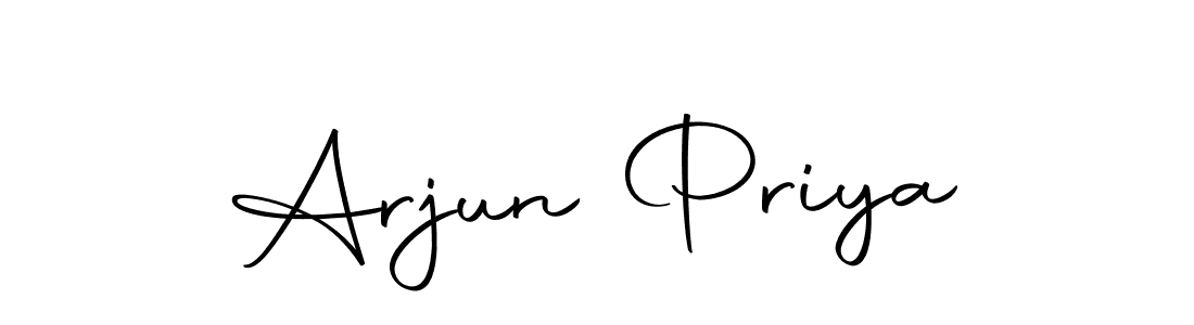 Make a beautiful signature design for name Arjun Priya. With this signature (Autography-DOLnW) style, you can create a handwritten signature for free. Arjun Priya signature style 10 images and pictures png