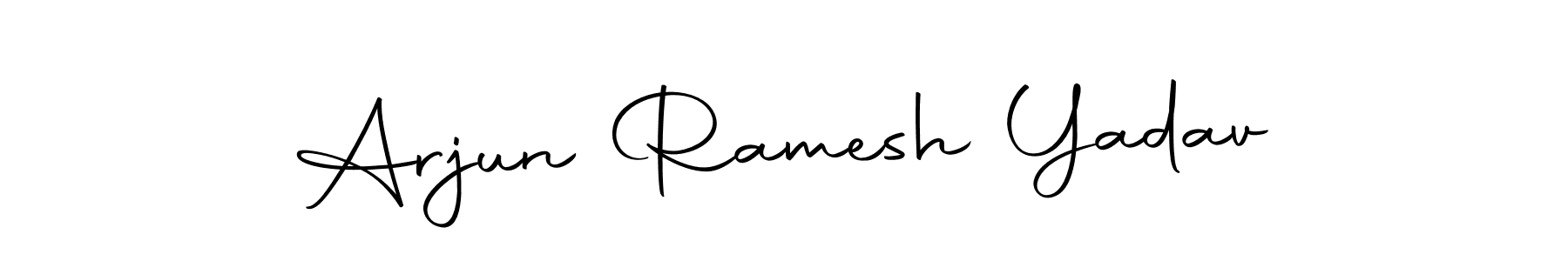 You can use this online signature creator to create a handwritten signature for the name Arjun Ramesh Yadav. This is the best online autograph maker. Arjun Ramesh Yadav signature style 10 images and pictures png