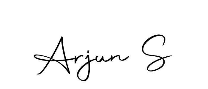 Make a beautiful signature design for name Arjun S. With this signature (Autography-DOLnW) style, you can create a handwritten signature for free. Arjun S signature style 10 images and pictures png