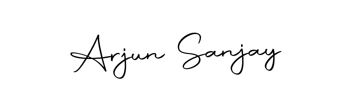 Also we have Arjun Sanjay name is the best signature style. Create professional handwritten signature collection using Autography-DOLnW autograph style. Arjun Sanjay signature style 10 images and pictures png