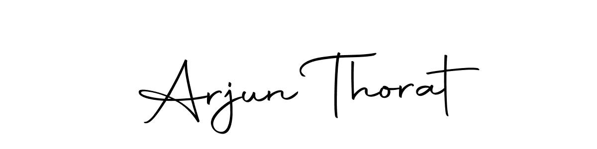 Use a signature maker to create a handwritten signature online. With this signature software, you can design (Autography-DOLnW) your own signature for name Arjun Thorat. Arjun Thorat signature style 10 images and pictures png