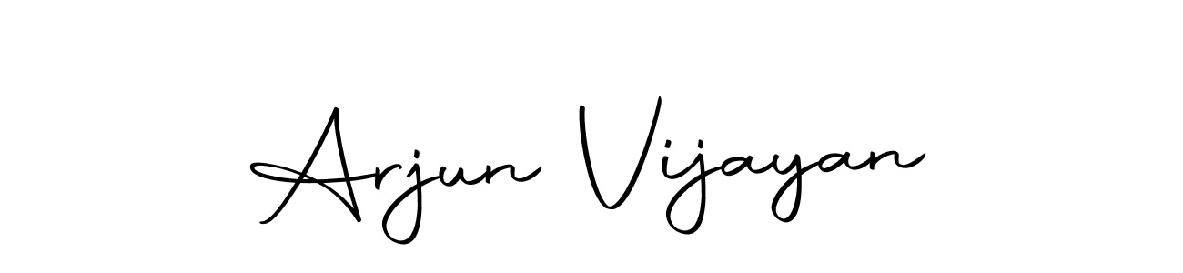 Create a beautiful signature design for name Arjun Vijayan. With this signature (Autography-DOLnW) fonts, you can make a handwritten signature for free. Arjun Vijayan signature style 10 images and pictures png