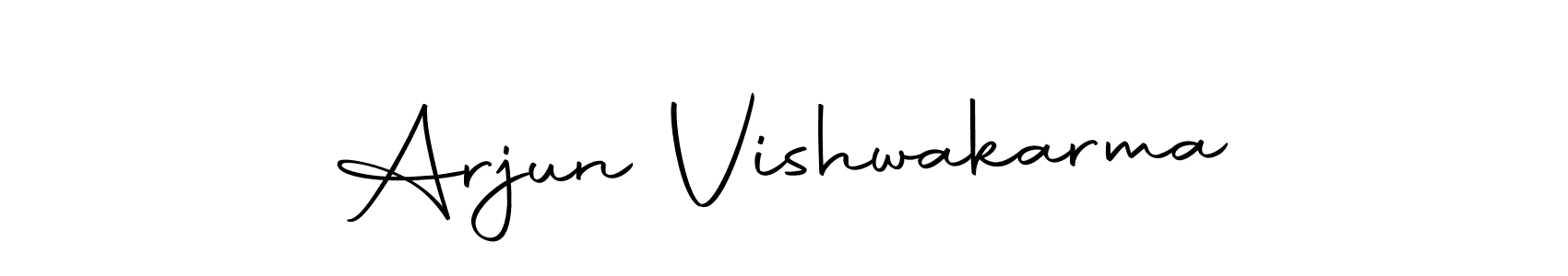 Create a beautiful signature design for name Arjun Vishwakarma. With this signature (Autography-DOLnW) fonts, you can make a handwritten signature for free. Arjun Vishwakarma signature style 10 images and pictures png
