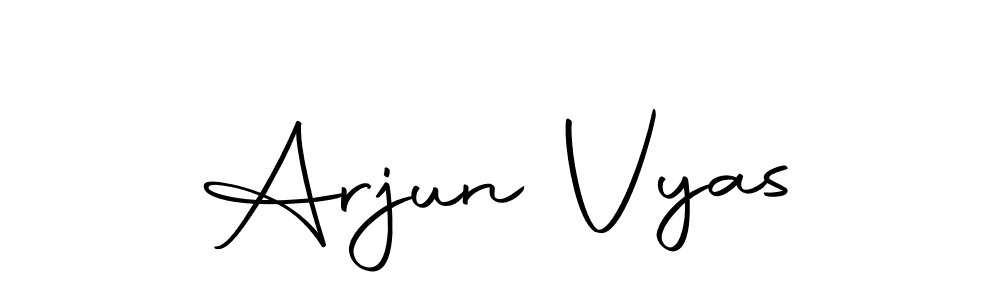 You can use this online signature creator to create a handwritten signature for the name Arjun Vyas. This is the best online autograph maker. Arjun Vyas signature style 10 images and pictures png