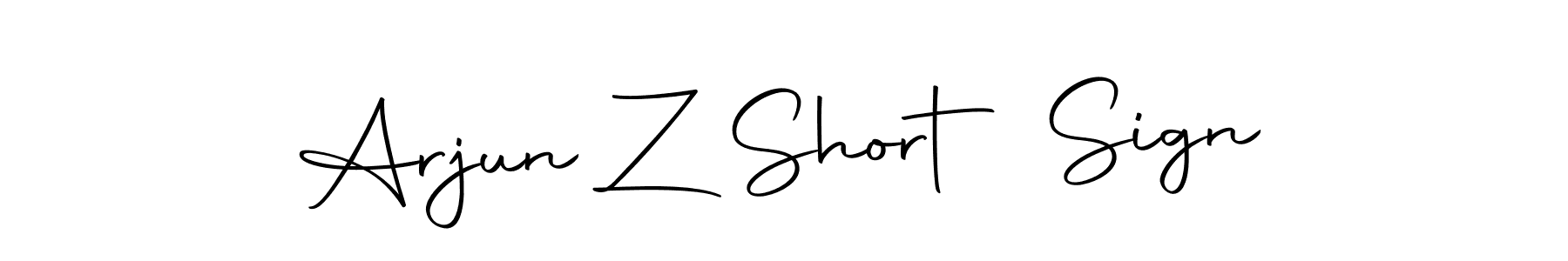 How to make Arjun Z Short Sign signature? Autography-DOLnW is a professional autograph style. Create handwritten signature for Arjun Z Short Sign name. Arjun Z Short Sign signature style 10 images and pictures png