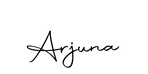 Use a signature maker to create a handwritten signature online. With this signature software, you can design (Autography-DOLnW) your own signature for name Arjuna. Arjuna signature style 10 images and pictures png