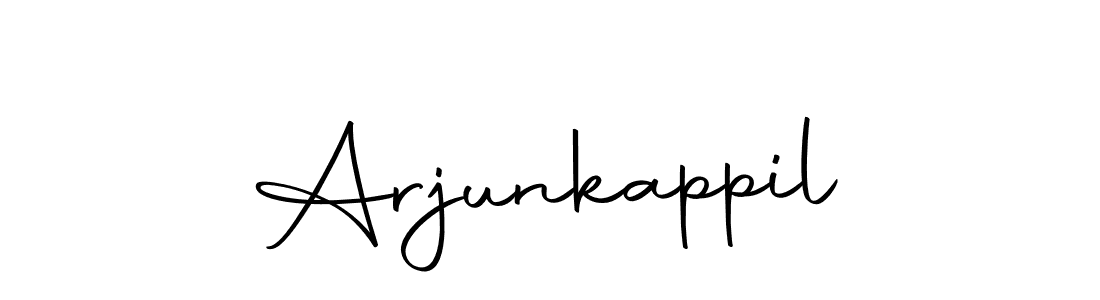 Design your own signature with our free online signature maker. With this signature software, you can create a handwritten (Autography-DOLnW) signature for name Arjunkappil. Arjunkappil signature style 10 images and pictures png