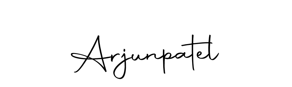 Make a beautiful signature design for name Arjunpatel. Use this online signature maker to create a handwritten signature for free. Arjunpatel signature style 10 images and pictures png