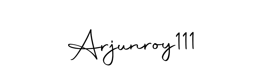 Create a beautiful signature design for name Arjunroy111. With this signature (Autography-DOLnW) fonts, you can make a handwritten signature for free. Arjunroy111 signature style 10 images and pictures png