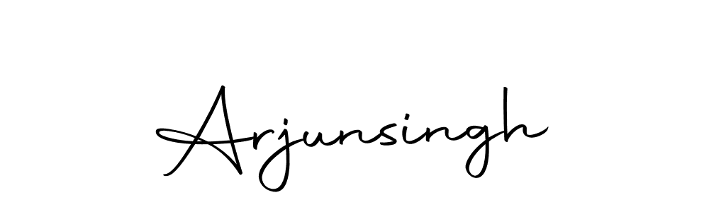 Create a beautiful signature design for name Arjunsingh. With this signature (Autography-DOLnW) fonts, you can make a handwritten signature for free. Arjunsingh signature style 10 images and pictures png