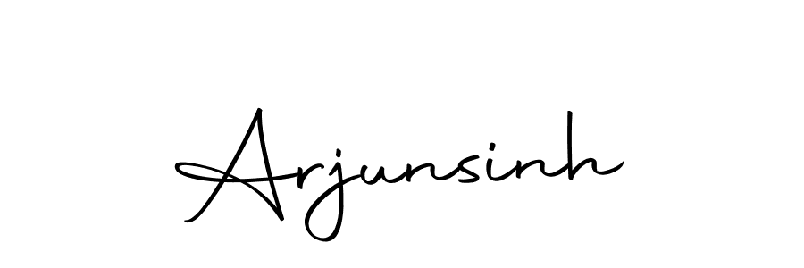 Make a beautiful signature design for name Arjunsinh. Use this online signature maker to create a handwritten signature for free. Arjunsinh signature style 10 images and pictures png