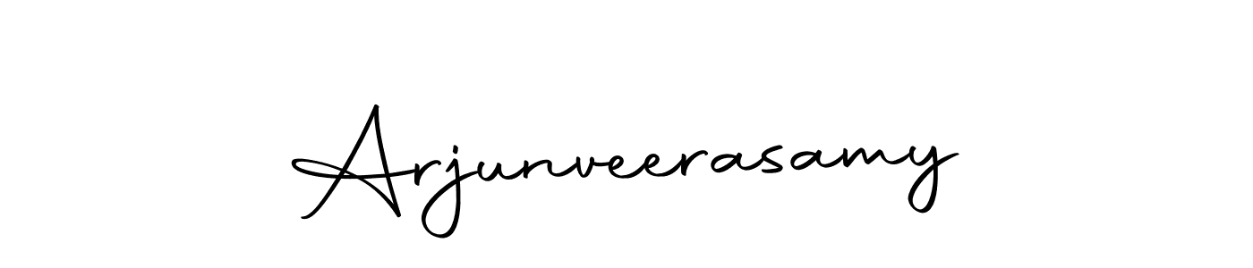 Make a short Arjunveerasamy signature style. Manage your documents anywhere anytime using Autography-DOLnW. Create and add eSignatures, submit forms, share and send files easily. Arjunveerasamy signature style 10 images and pictures png