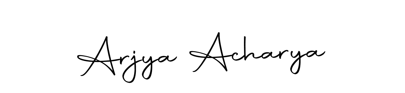 Also we have Arjya Acharya name is the best signature style. Create professional handwritten signature collection using Autography-DOLnW autograph style. Arjya Acharya signature style 10 images and pictures png