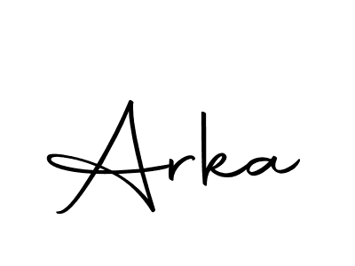 Use a signature maker to create a handwritten signature online. With this signature software, you can design (Autography-DOLnW) your own signature for name Arka. Arka signature style 10 images and pictures png
