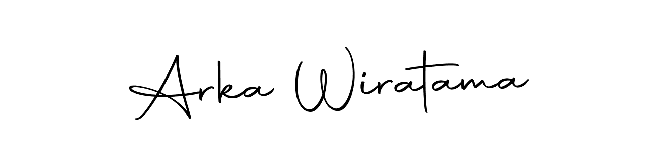You can use this online signature creator to create a handwritten signature for the name Arka Wiratama. This is the best online autograph maker. Arka Wiratama signature style 10 images and pictures png