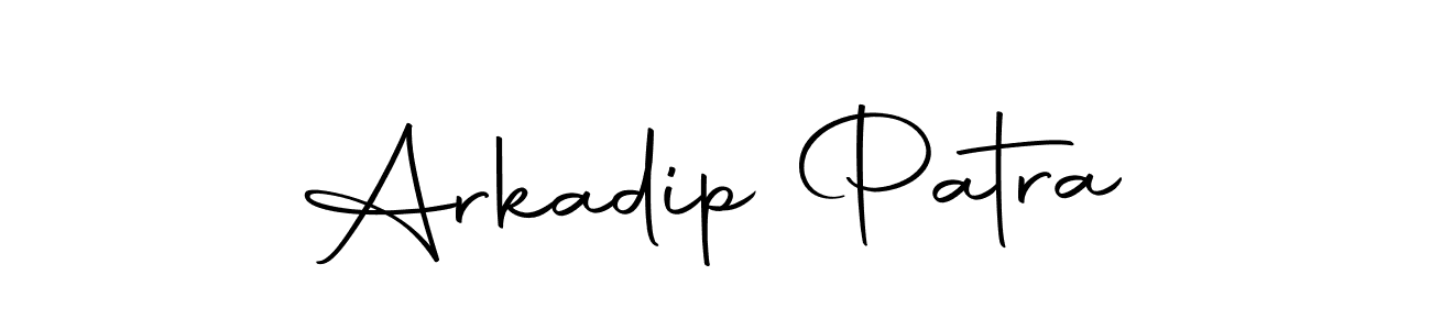 Make a beautiful signature design for name Arkadip Patra. Use this online signature maker to create a handwritten signature for free. Arkadip Patra signature style 10 images and pictures png
