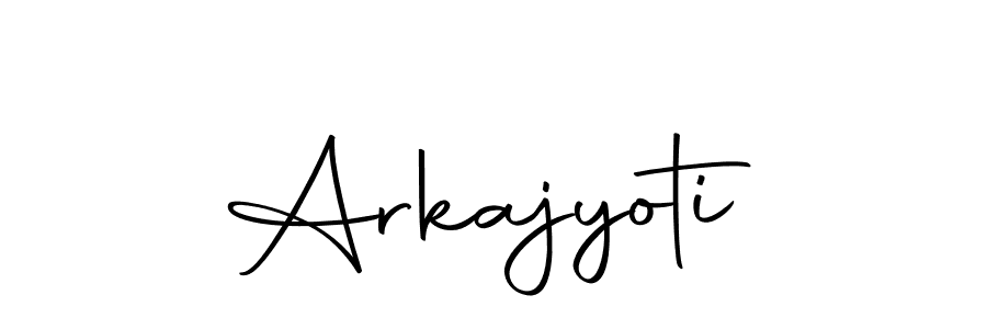 How to make Arkajyoti signature? Autography-DOLnW is a professional autograph style. Create handwritten signature for Arkajyoti name. Arkajyoti signature style 10 images and pictures png