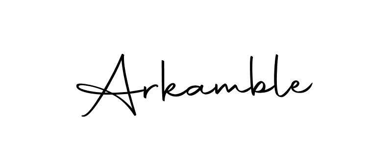 Similarly Autography-DOLnW is the best handwritten signature design. Signature creator online .You can use it as an online autograph creator for name Arkamble. Arkamble signature style 10 images and pictures png