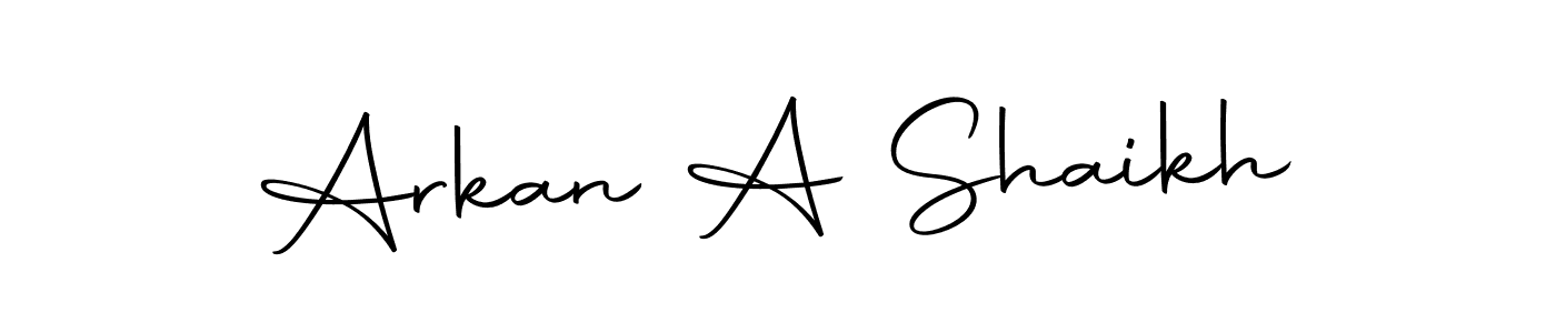 if you are searching for the best signature style for your name Arkan A Shaikh. so please give up your signature search. here we have designed multiple signature styles  using Autography-DOLnW. Arkan A Shaikh signature style 10 images and pictures png