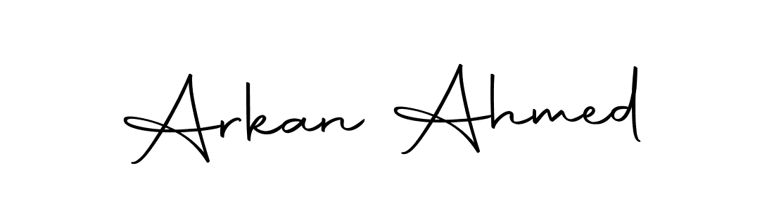 Similarly Autography-DOLnW is the best handwritten signature design. Signature creator online .You can use it as an online autograph creator for name Arkan Ahmed. Arkan Ahmed signature style 10 images and pictures png