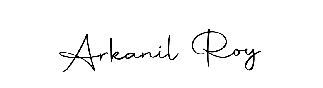 Design your own signature with our free online signature maker. With this signature software, you can create a handwritten (Autography-DOLnW) signature for name Arkanil Roy. Arkanil Roy signature style 10 images and pictures png